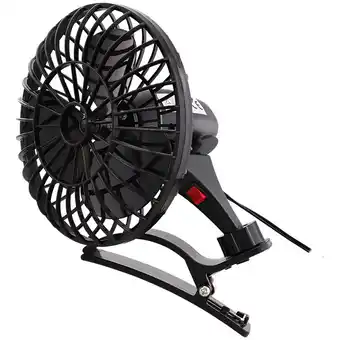 Ventilátor do auta se svorkou