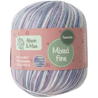 Action Příze na háčkování Alison & Mae Mixed Fine nabídka