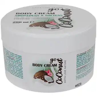 Action Tělový krém Gotta Love Nature Go Coconut nabídka