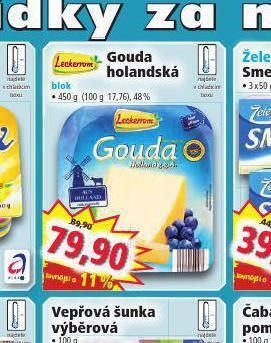 Norma Gouda holandská nabídka