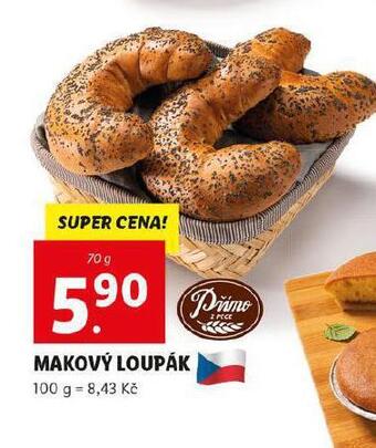 Lidl Makový loupák nabídka