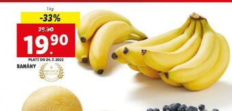 Lidl Banány nabídka