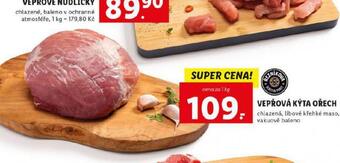 Lidl Vepřová kýta ořech nabídka