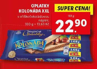 Lidl Oplatky kolonáda nabídka