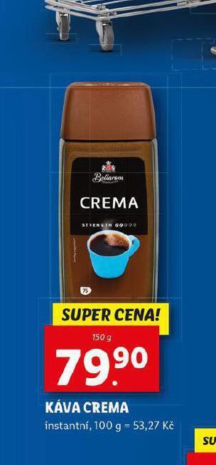 Lidl Káva crema nabídka