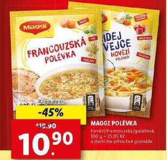 Lidl Maggi polévka nabídka