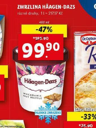 Lidl Zmrzlina haagen-dazs nabídka
