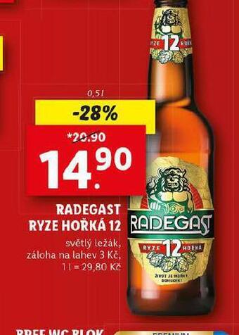 Lidl Pivo radegast nabídka