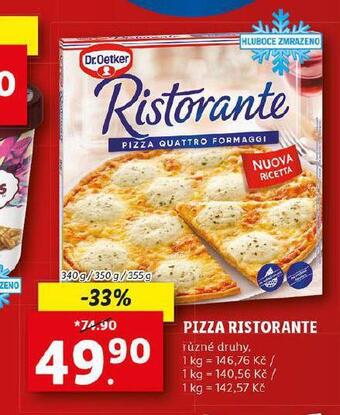Lidl Pizza ristorante nabídka
