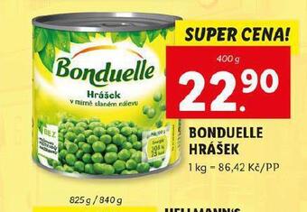 Lidl Bonduelle hrášek nabídka