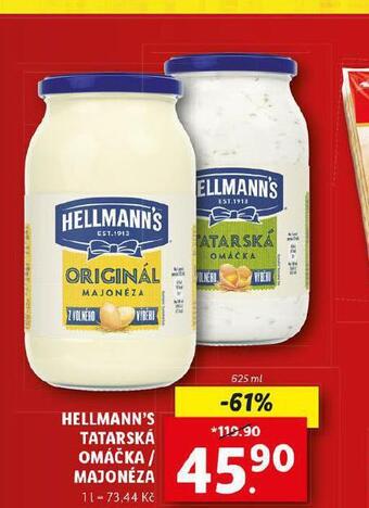 Lidl Hellmann's tatarská omáčka nabídka