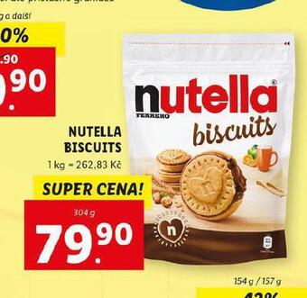 Lidl Nutella biscuits nabídka
