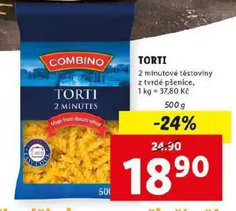 Lidl Torti těstoviny nabídka