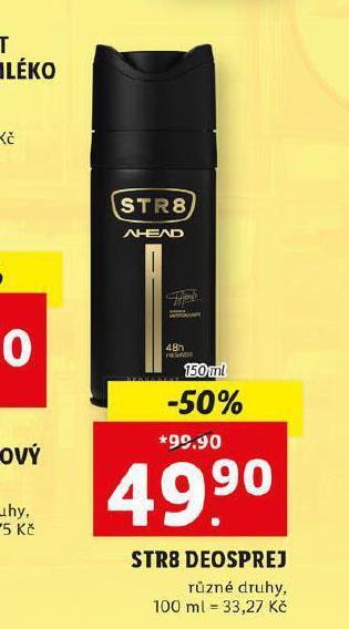 Lidl Str8 deosprej nabídka