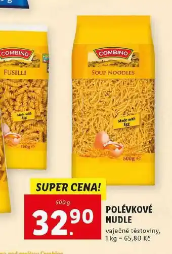 Lidl Polévkové nudle nabídka