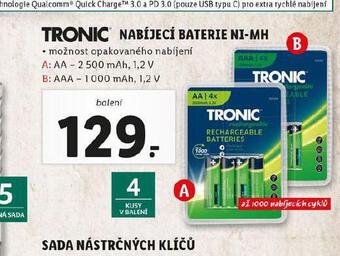 Lidl Tronic nabíjecí baterie nabídka