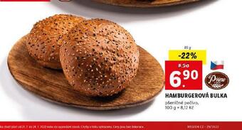 Lidl Hamburgerová bulka nabídka