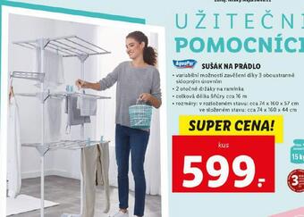 Lidl Sušák na prádlo nabídka