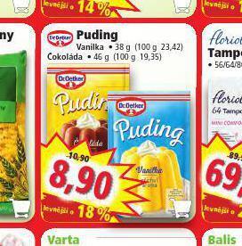 Norma Dr. oetker puding nabídka