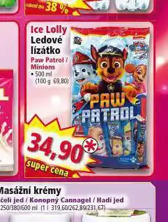 Norma Ice lolly ledové lízátko nabídka