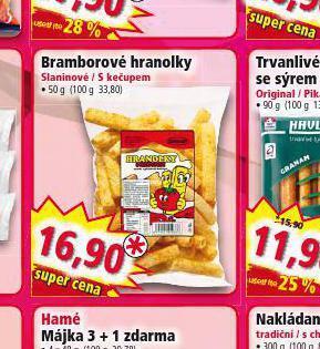 Norma Bramborové hranolky nabídka