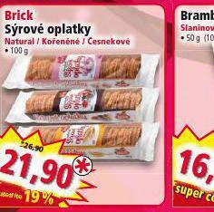 Norma Brick sýrové oplatky nabídka