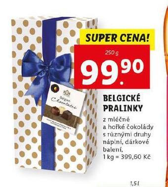 Lidl Belgické pralinky nabídka