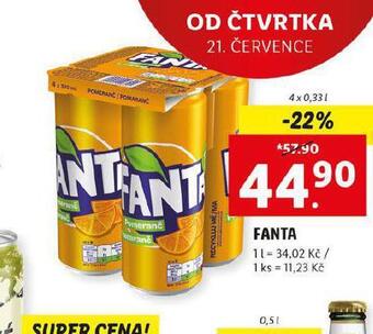 Lidl Fanta nabídka