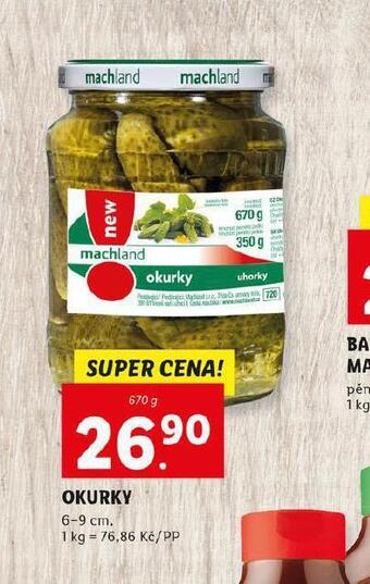Lidl Okurky nabídka