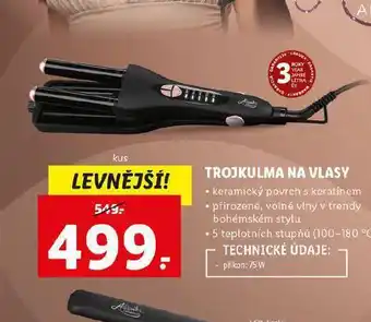 Lidl Trojkulma na vlasy nabídka