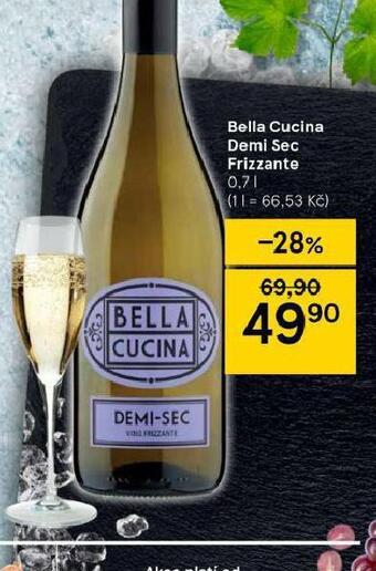 Tesco Bella cucina demi sec frizzante nabídka