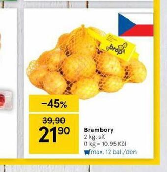 Tesco Brambory nabídka