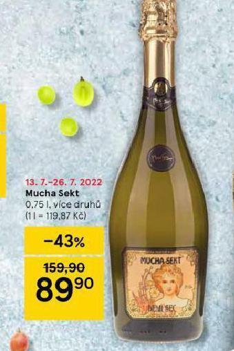 Tesco Mucha sekt nabídka