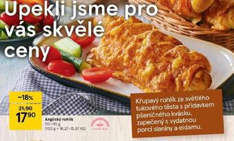 Tesco Anglický rohlík nabídka