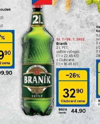 Tesco Pivo braník nabídka