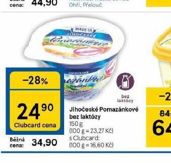 Tesco Jihočeské pomazánkové bez laktózy nabídka