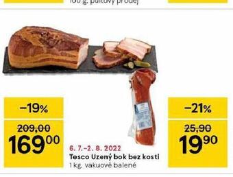 Tesco Uzený bok bez kosti nabídka