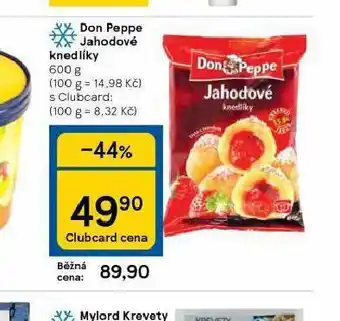 Tesco Don peppe jahodové knedlíky nabídka