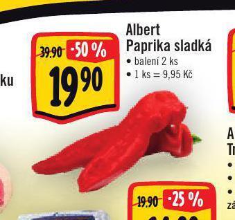 Jip Paprika sladká nabídka
