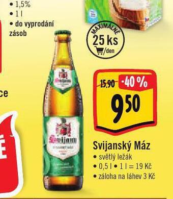 Jip Pivo svijanský máz nabídka