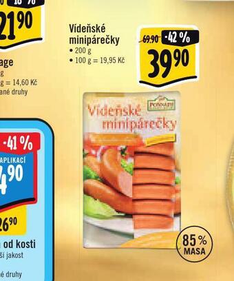 Vídeňské minipárečky