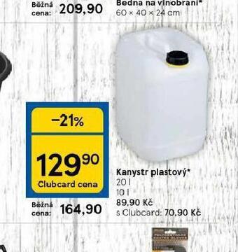 Tesco Kanystr plastový nabídka