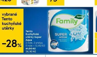Tesco Tento kuchyňské utěrky nabídka