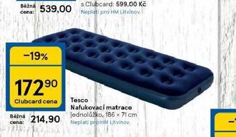 Tesco Tesco nafukovací matrace nabídka