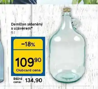 Tesco Demižon skleněný s uzávěrem nabídka