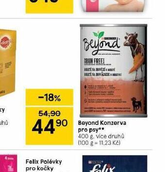 Tesco Beyond konzerva pro psy nabídka