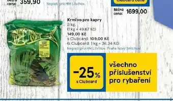 Tesco Krmivo pro kapry nabídka