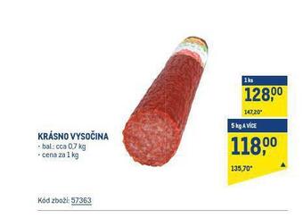 Makro Krásno vysočina nabídka