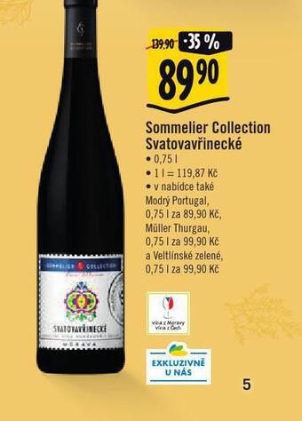 Jip Sommelier collection svatovavřinecké nabídka