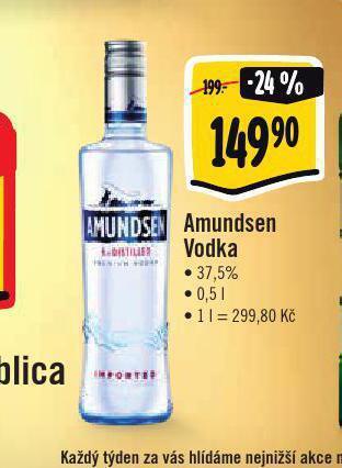 Jip Amundsen vodka nabídka
